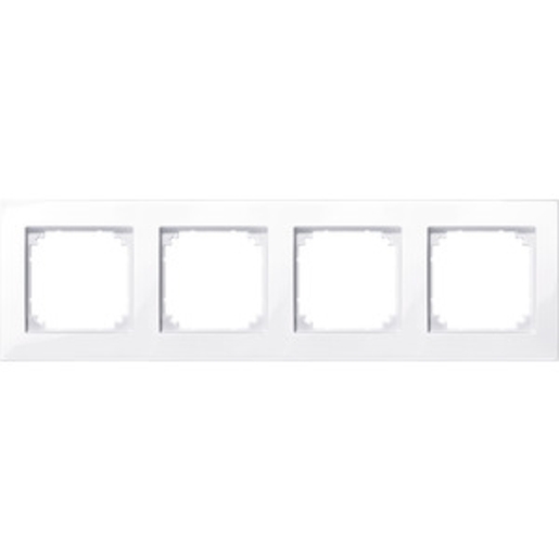 1St. Merten 515425 M-PLAN-Rahmen, 4fach, aktivweiß glänzend