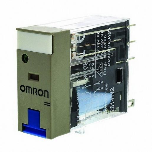 1St. Omron 125291 Mechanische und LED-Anzeigen, Spulenschutzbeschaltung, Prüftaste G2R-2-SNDI 24VDC (S)