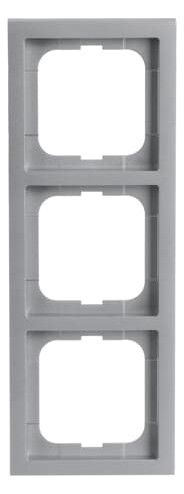 1St. Busch-Jaeger 1723-183K future linear-3-fach Rahmen future linear alusilber