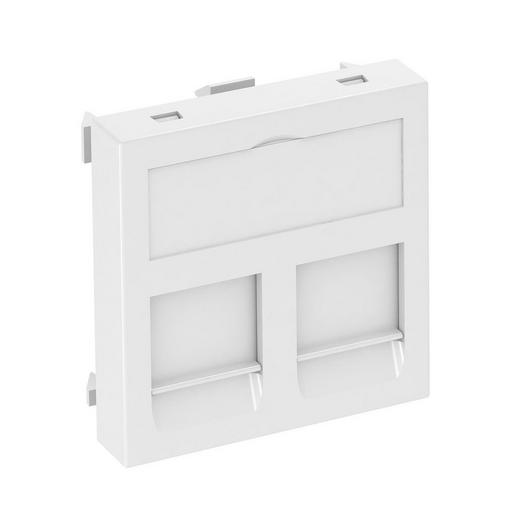 1St. OBO Bettermann DTG-2C RW1 Datentechnikträger für 2 Anschlussmodule
