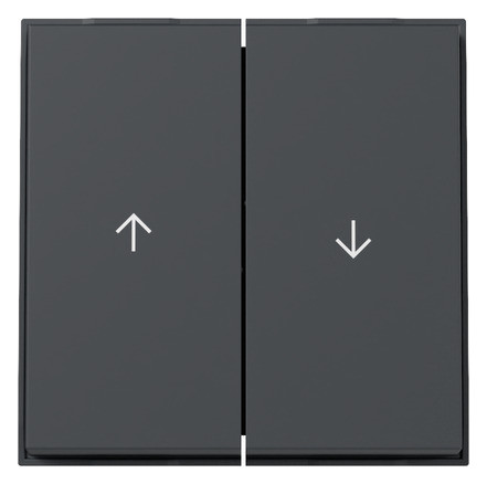 1St. Gira 329467 Wippe 2-fach Pfeil Gira TX_44 (WG UP) anthrazit