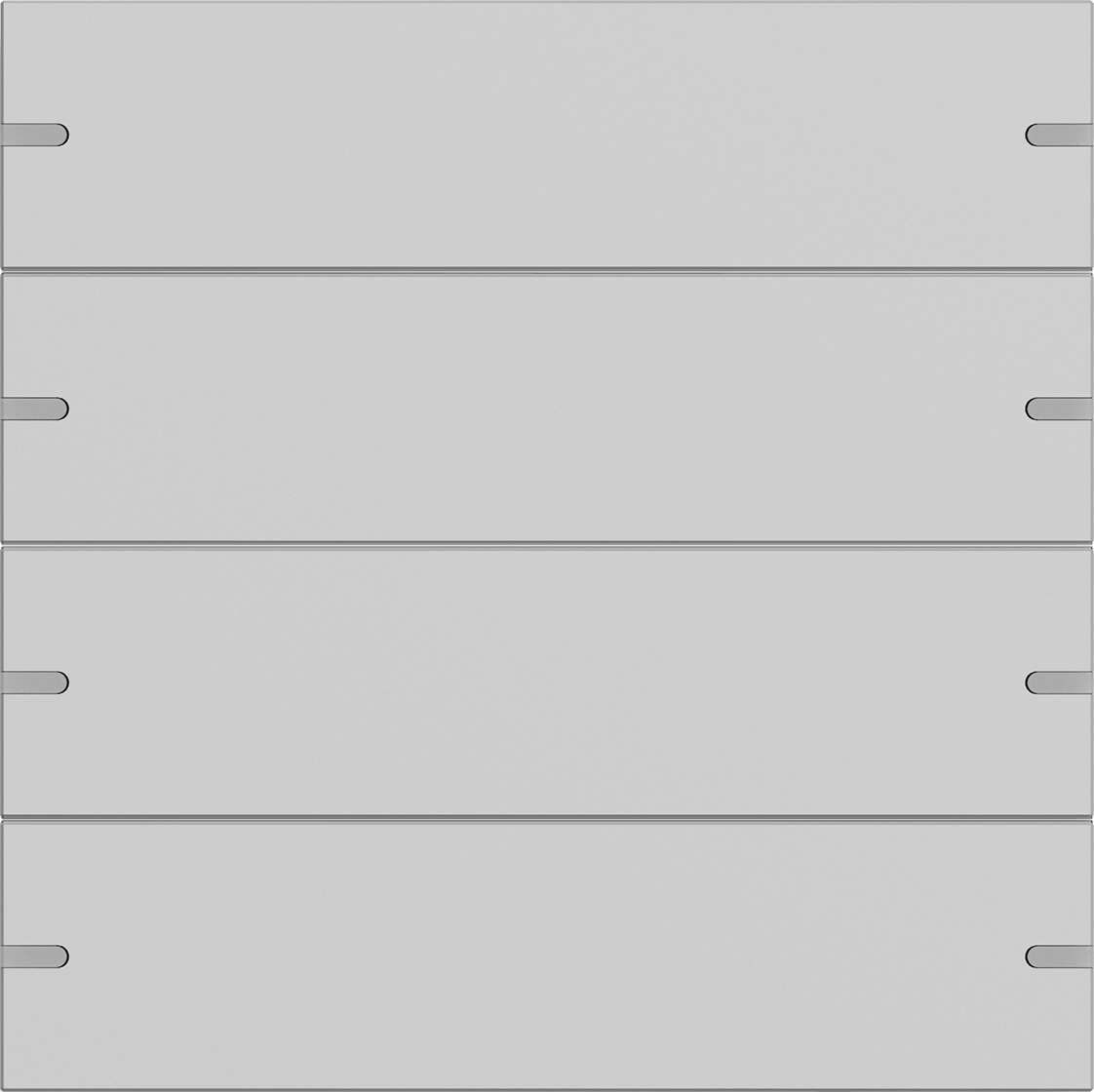1St. Gira 5024915 Wippenset 4f Tastsens.4 TS4 Grau m(lack.)