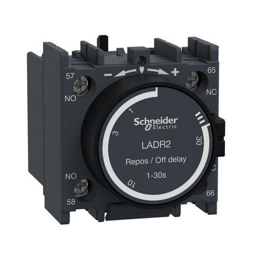 1St. Schneider Electric LADR2 Zeitblock, rückfallverzögert, 1 - 30s, Schraubanschluss