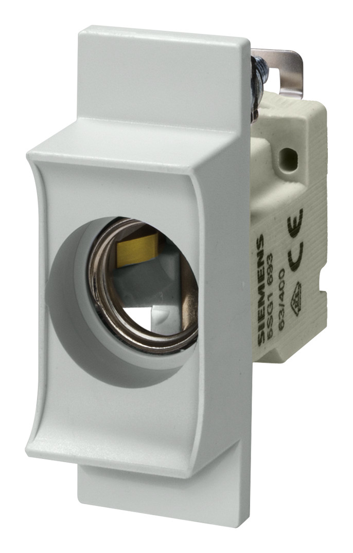 6St. Siemens 5SG1653 NEOZED, Sicherungssockel, D02, 1-polig,