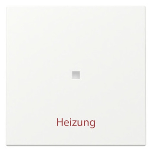 1St. Gira 367827 Wippe Kontrollfenster + Heizung Ein/Aus reinweiß seidenmatt
