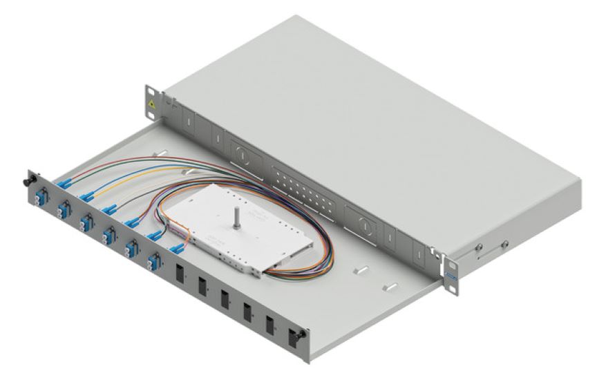 1St. Protec.net PSB6OS2 LWL Spleissbox 6x LC-D OS2