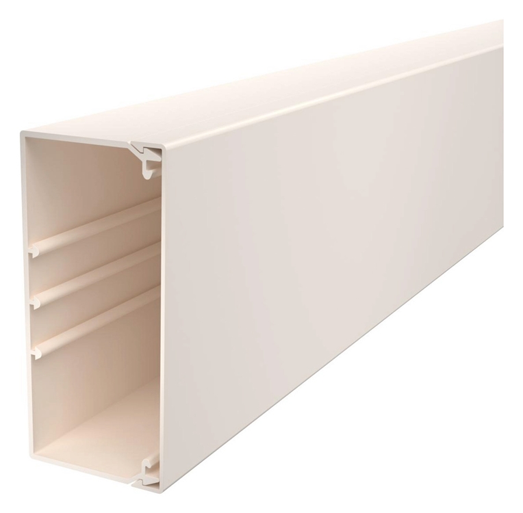 2m OBO Bettermann WDK60130CW Wand- und Deckenkanal mit Bodenlochung 6