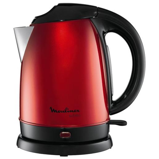 1St. MOULINEX BY5305 Wasserkocher Subito, Metallic-Rot/Schwar