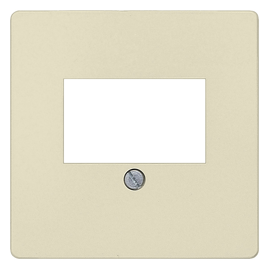 1St. Siemens 5TG2593-2 DELTA i-system Abdeckplatte TAE-Anschlussdose und Lautsprecher-Anschlussdose 55x 55mm