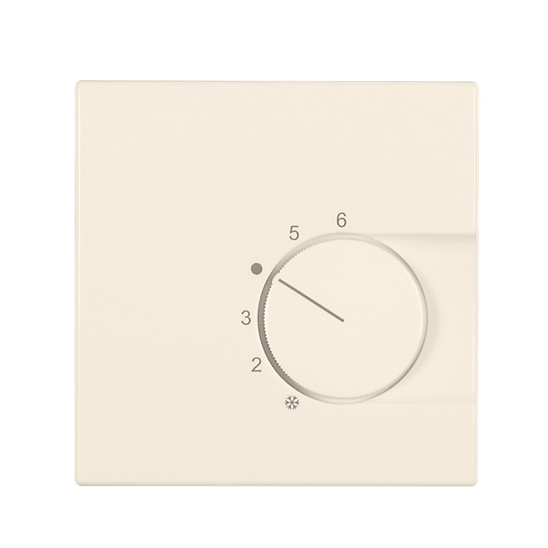 1St. Halmburger 1348 RTR-7010 (cg) Raumtemperaturregler 230V u.P. Öffner cremeweiß glänzend