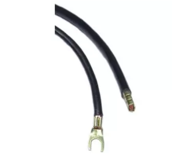 0,25m Newlec HVB102652G Verdrahtungsbrücke,10mm2, flexibel, 2 Gabelschuhe 265 mm
