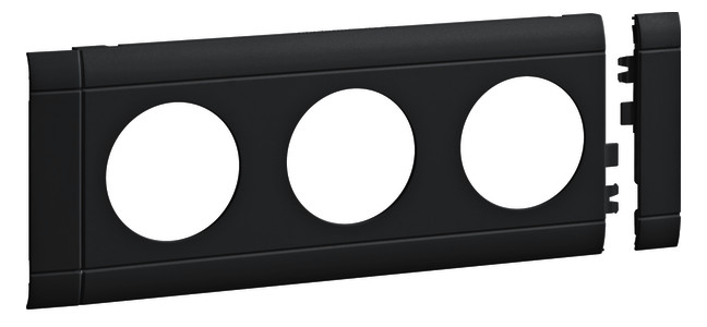 1St. Hager GB080309011 Blende 3-fach STD OT 80mm gs