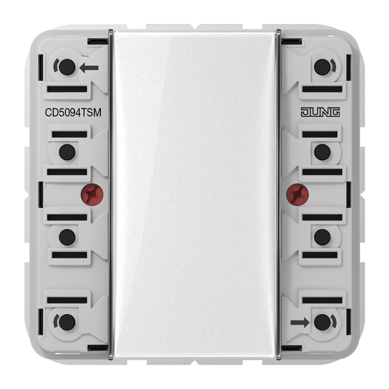 1St. Jung CD5094TSM KNX Tastsensor-Modul Universal 4fach Beschriftungsfeld integrierter Busankoppler CD 5094 TSM