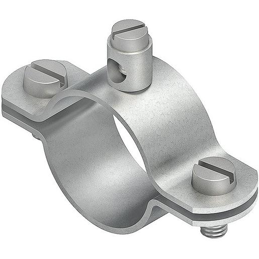 100St. HERS17V Erdungsrohrschellen 17mm Bandeisen verzi