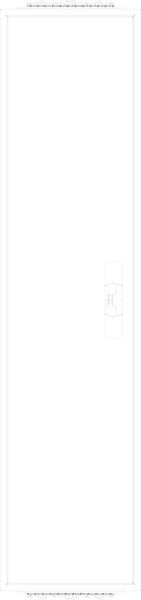 1St. F-Tronic ZA121 Leergehäuse ZA121, IP31/IP43, H=1250mm, B=300mm 7120511