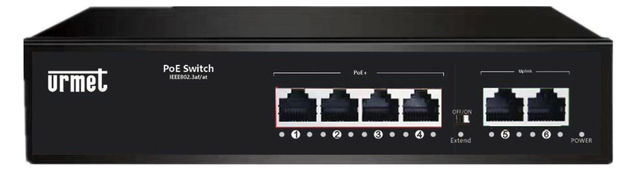 1St. Grothe SWI 3000/401 PoE-Switch 6 Ports