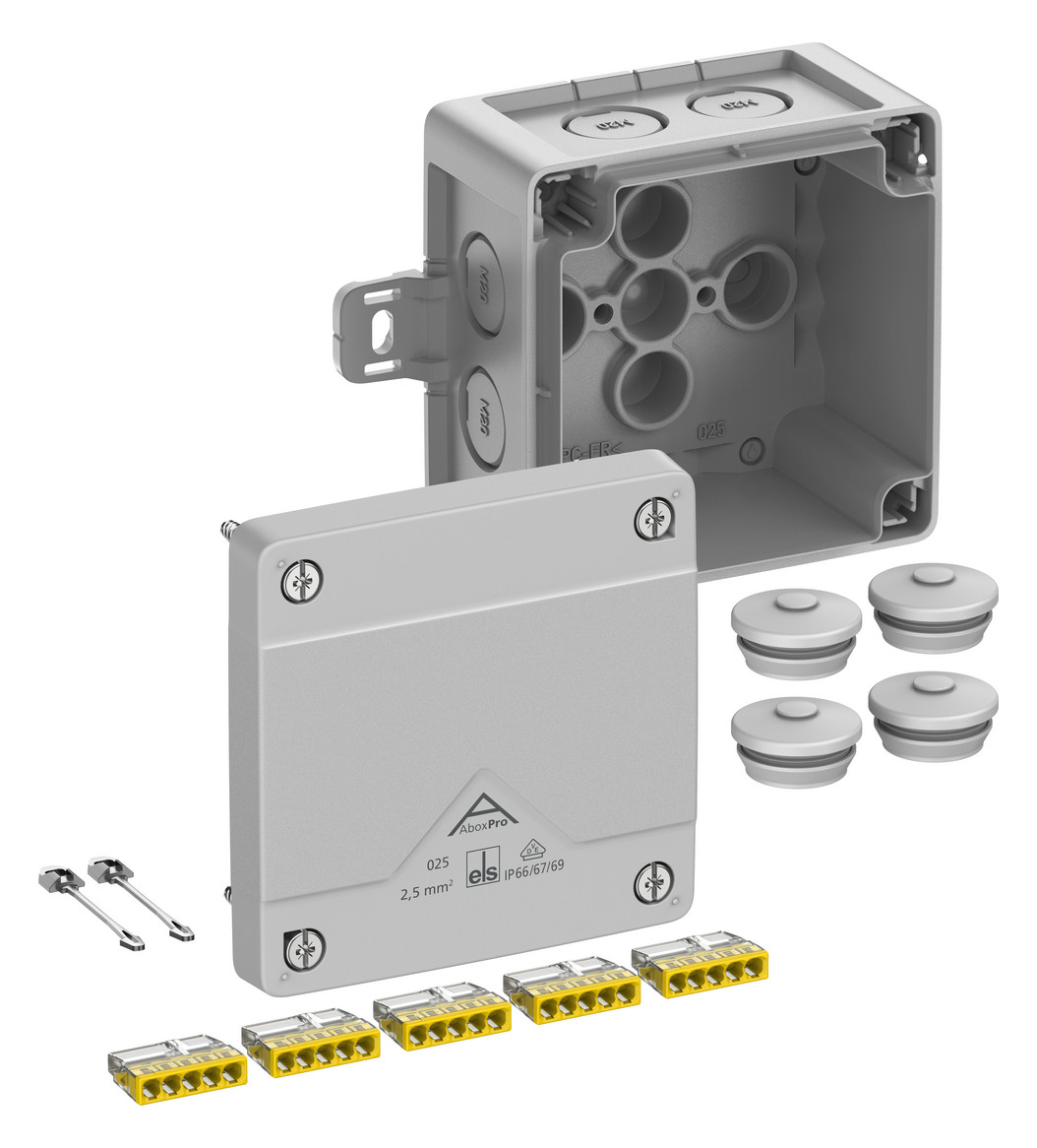 1St. Spelsberg Abox Pro 025 AB-2,52 Abzweigkasten, Schutzart IP66/IP67/IP69