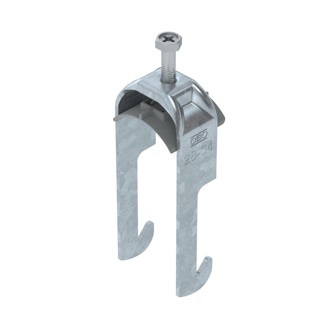 1St. OBO BS-W1-K-34 FT Bügelschelle 2056 28-34mm tauchfeuerverzinkt 1187726