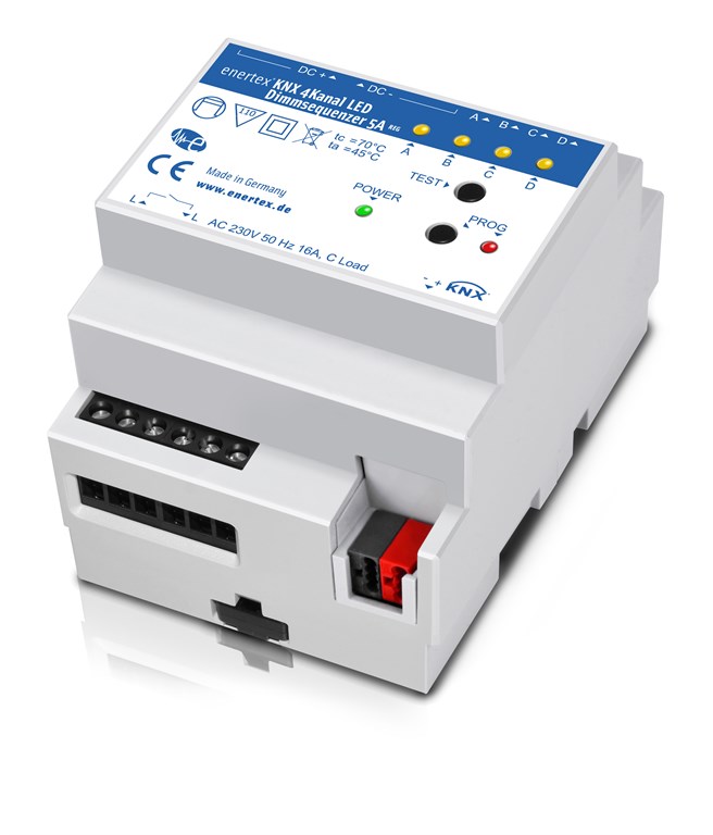 1St. Enertex 1160-REG Enertex KNX 4Kanal LED Dimmsequenzer 5A