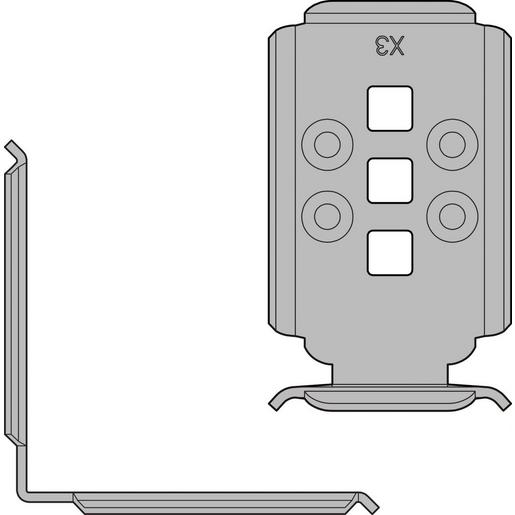 100St. Pflitsch GKWLX3V4A Winkel-Verbindungslasche edelstahl