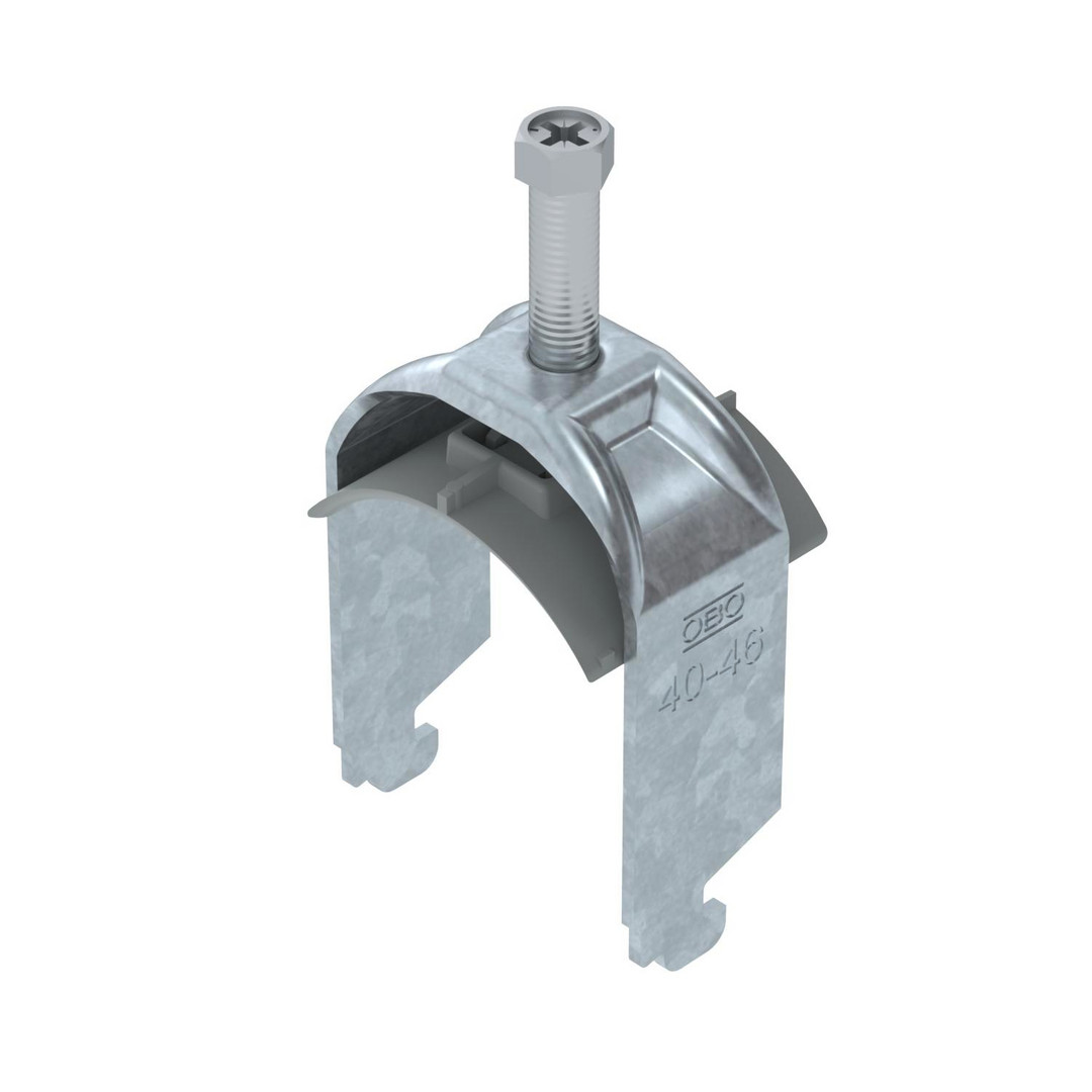 100St. OBO BS-N1-K-46 FT Bügelschelle 2056 40-46mm tauchfeuerverzinkt 1187238