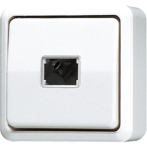 1St. Jung 631AWW Taster 1-pol. Schliesser Alpinweiß ohne Symbol 631 A WW