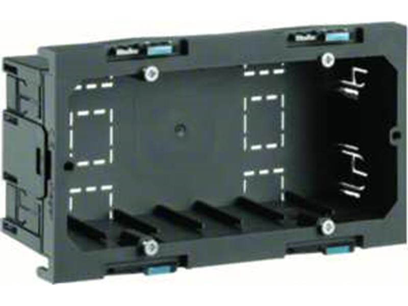 1St. Hager G2860 Gerätedose 2-f. Energie Frontrast. Fremd