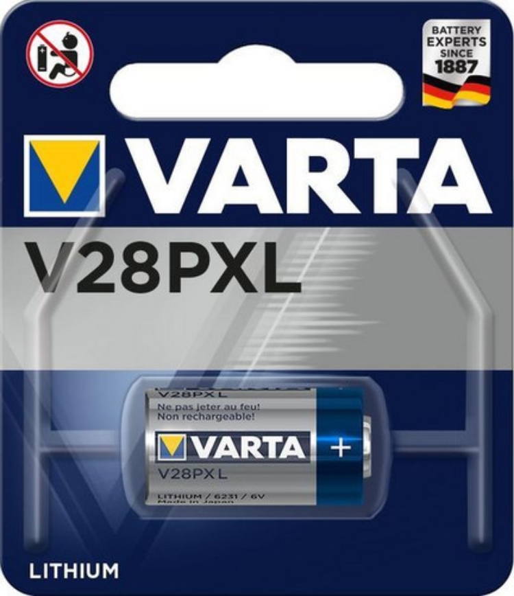 10St. Varta Electronics V28PXL Lithium 6231 6,0V 170mAh