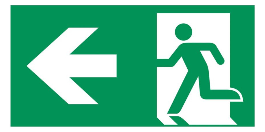 1St. CEAG 40071354130 Piktogrammscheibe einseitig PL für Style, ISO 7010 PIKTOGRAMM PL ISO 7010 STYLE