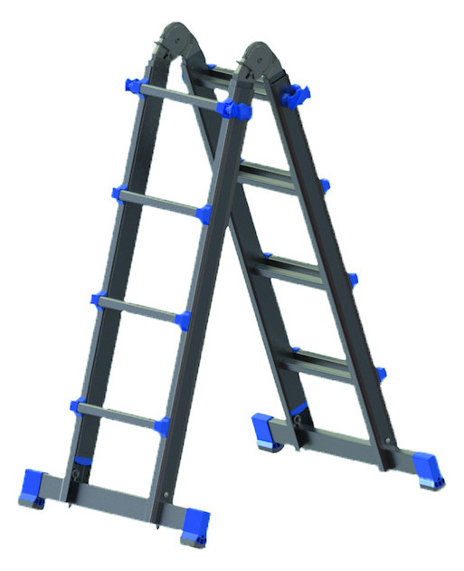 1St. Protec.Class PATLT45 Alu-Teleskopleiter 4 x 5 m.Trav.