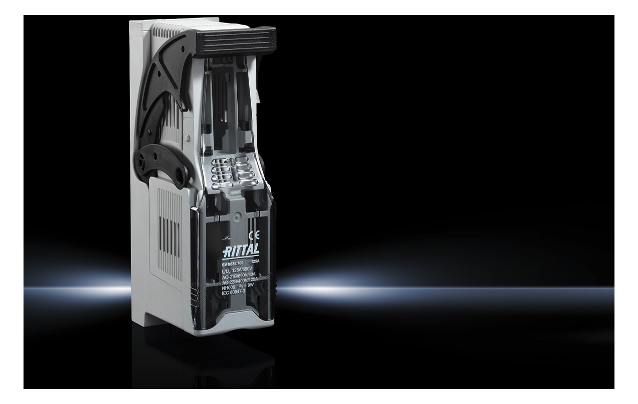 1St. Rittal SV 9635.700 NH-Sicherungslasttrenner Gr.000, 125 A,