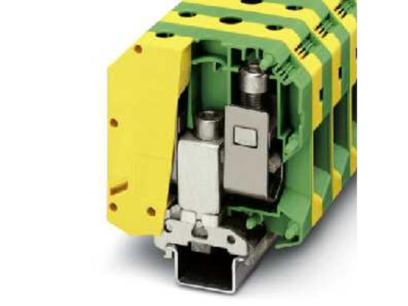 1St. Phoenix USLKG 95 Schutzleiter-Reihenklemme Schraubanschluss Anzahl der Anschlüsse: 2 Polzahl: 1 25 mm² - 95
