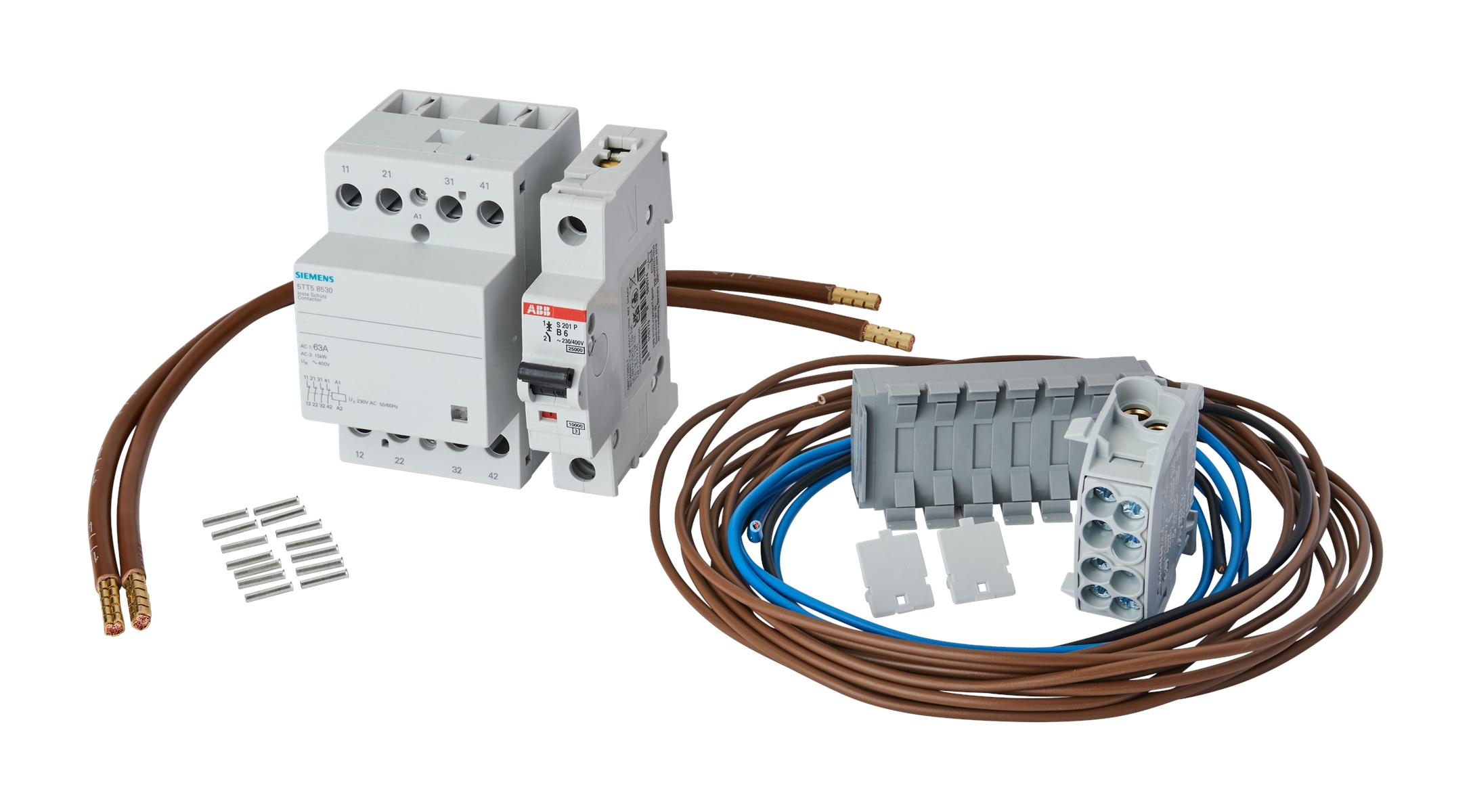 1St. F-Tronic WP63Ö-Set WP63Ö-Set, Schütz63A4pol., Plombierkappe, LS6A1pol., inkl. Verdrahtung 7110186