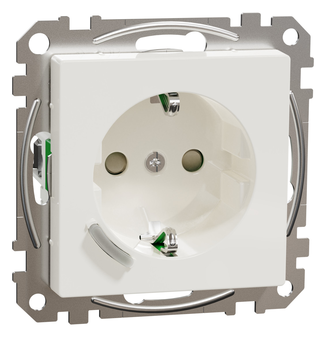 1St. Merten MEG2380-0319 Wiser Steckdose 16A, System M, Thermoplast brillant, Polarweiß glänzend 1St. Merten MEG2380-0325, Wiser Steckdose 16A, System M, Thermoplast brillant, Aktivweiß glänzend