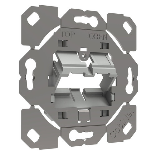 1St. Cobinet 127137 Traegerplatte RJ45-TL rapid 45 2-fach