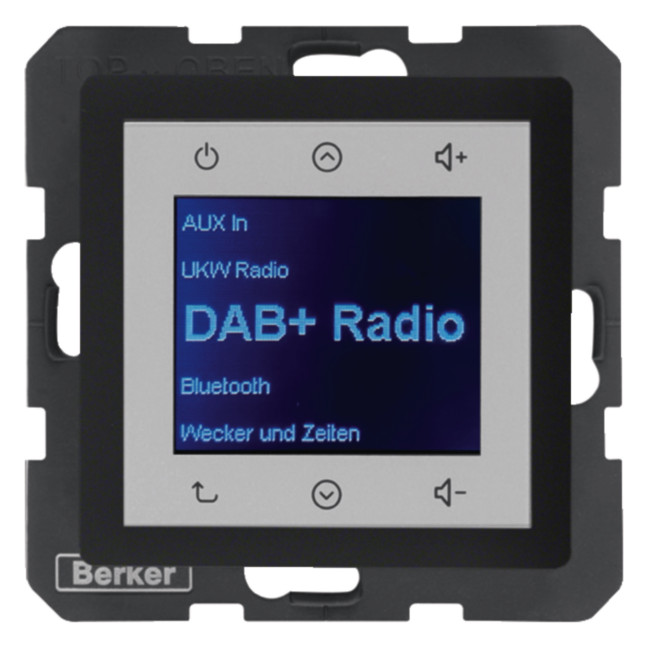 1St. Berker 30846086 Radio Touch UP DAB+ BT Q.x anthrazit sam