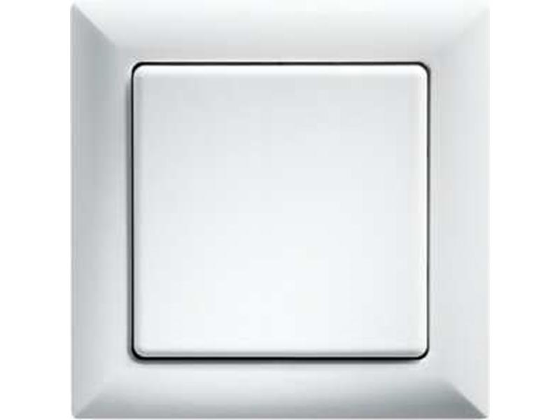 1St. Eltako FT55-ws Funktaster weiß, batterie- und leitungslos. Mit Wippe und Doppelwippe 30000590