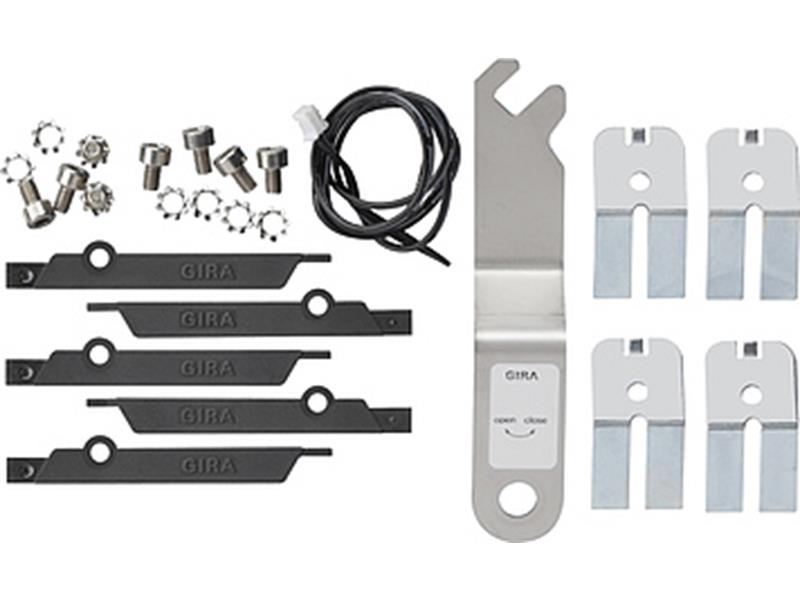 1St. Gira 8000100 Zubehörset Türstation Edelstahl Zubehör