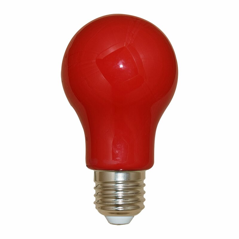 1St. LEDmaxx A27RO36 LED-Lampe in Glühlampenform 3W rot 20lm Partybeleuchtung Illulichterkette