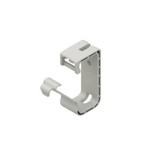 50St. Kleinhuis Sammelhalterung, Höhe 70 mm, Breite 29 mm, Kunststoff PP, RAL 7035, lichtgrau 712/1