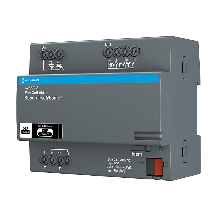 1St. Busch-Jaeger 6255/2.3 Fan Coil-Aktor, REG, für Busch-free@home Busch-free@home 1St. Busch-Jaeger 6255/2.3 Fan Coil-Aktor, REG, für Busch-free@home Busch-free@home