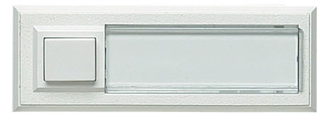 1St. Grothe ETA 2132 Klingeltaster Kontaktschale Messing Weiss lackiert AP 51015 ETA2132