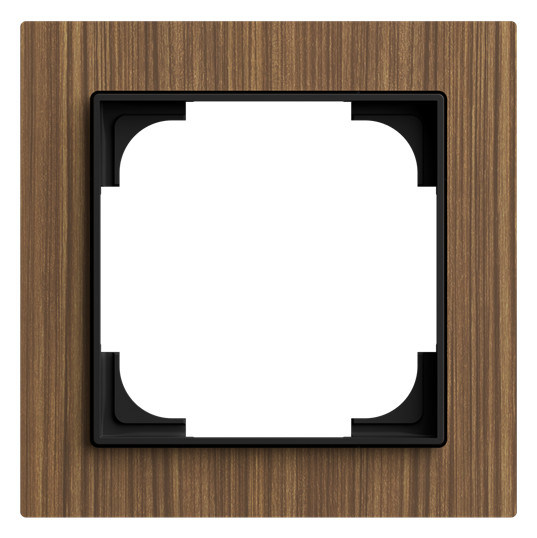 1St. Busch-Jaeger 1721-4086 Rahmen 1-fach Holz Walnuss