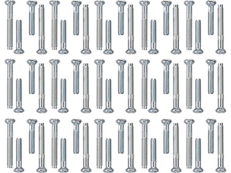 1St. Gira 818200 Schraubenset Koaxial-Steckd. 30x 2 Stck. System 55