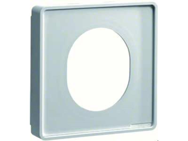 1St. Hager G33747035 Blende CEE-Steckdose halogenfr OT 80 lichtgrau