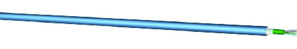 1m DRAUCFibre I/O CT D DA LSHF 1.5kN 4 OM4B Multimode mit zentraler Bündelade