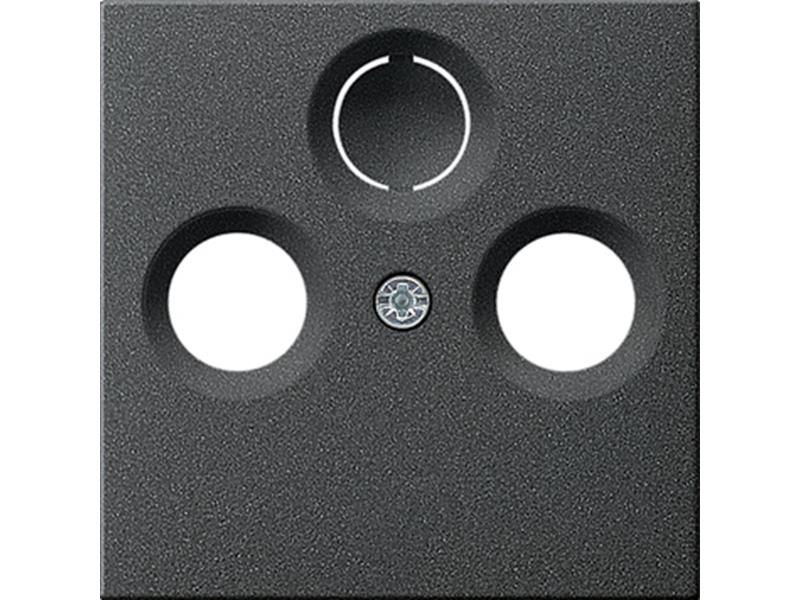 1St. Gira 086928 Abdeckung Antennensteckdose System 55 Anthrazit