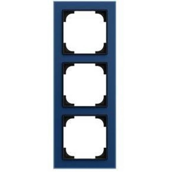 1St. Busch-Jaeger 1723-4028 Rahmen 3-fach Glas blau