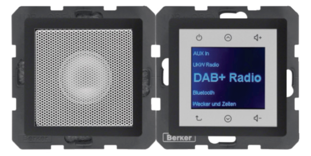 1St. Berker 29806086 Radio Touch mit LS DAB+ Q.x anthrazit