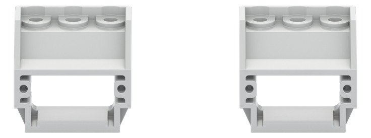 1St. STRIEBEL & JOHN 2CPX060644R9999 ZK103P2 Isolierstuck fÃ¼r Hutschienen 2 StÃ¼ck